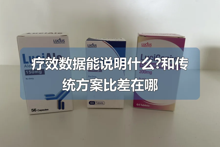 疗效数据能说明什么?和传统方案比差在哪